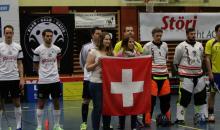 Die Nationalhymne gehört zum Playoff-Final...