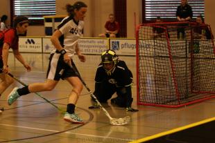 Doppeltorschützin und Bestplayer Andrea Eglauf in Aktion